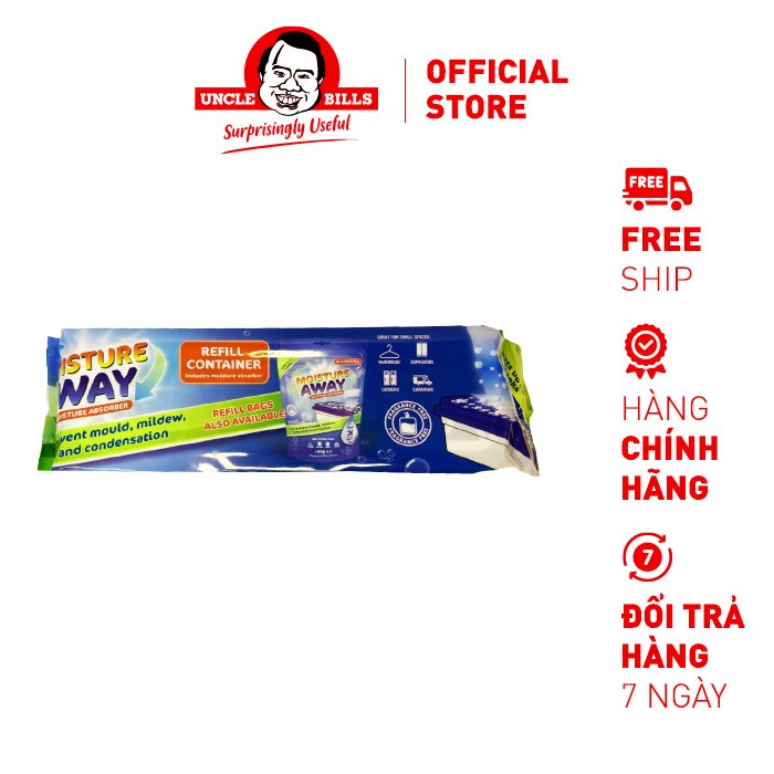 Hộp hút ẩm 500ml có thể thay lõi uncle bills ba3462