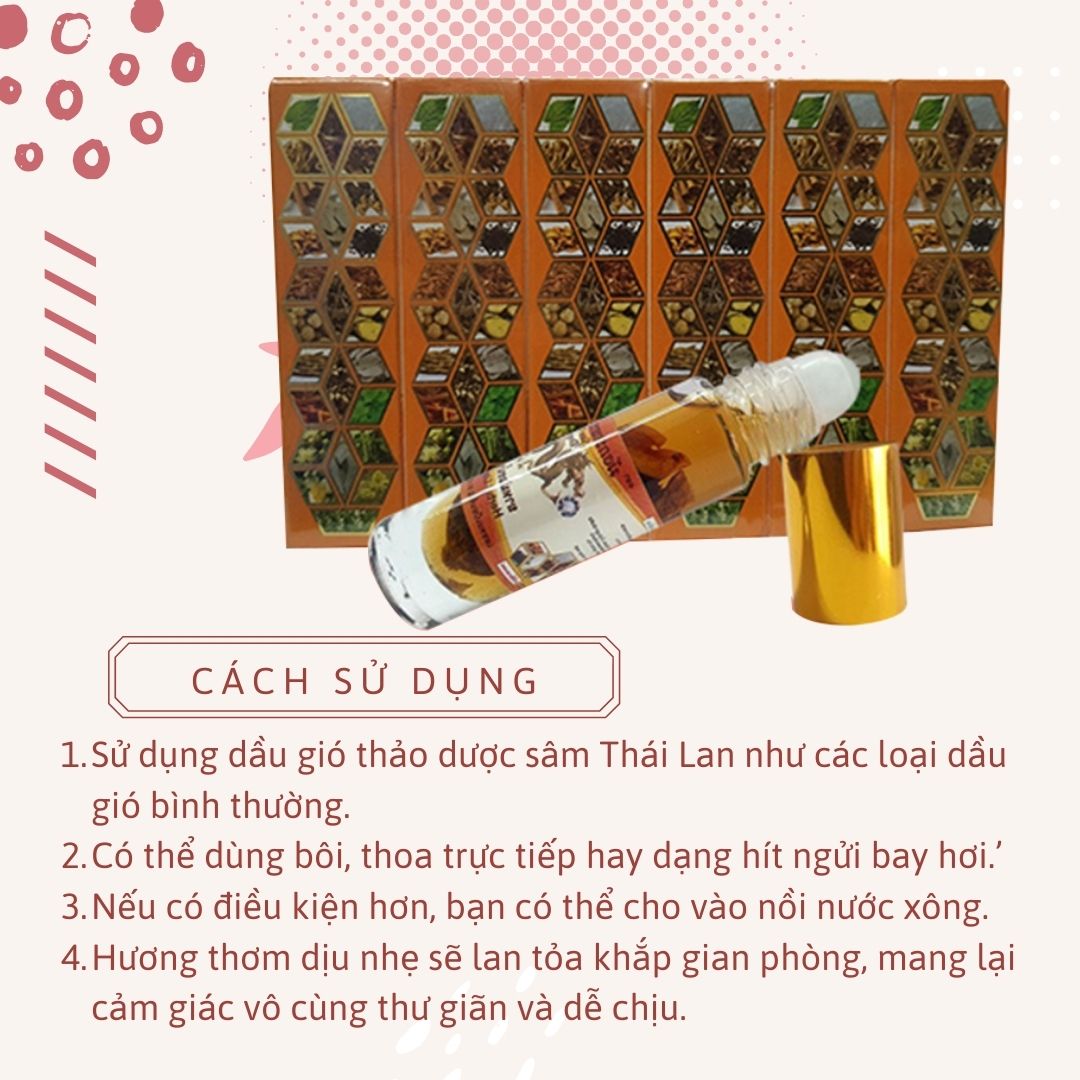 Dầu lăn 26 vị thảo dược OTOP Thái Lan 8ml