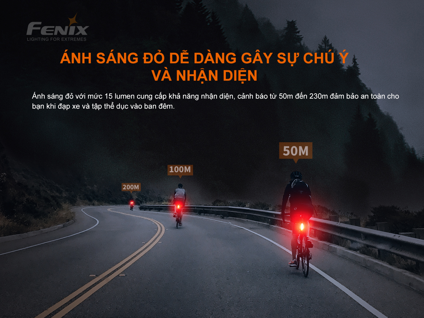 Đèn pin xe đạp Fenix BC05R V2.0