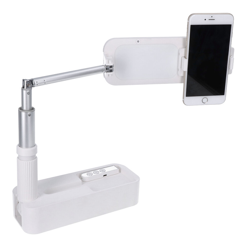 Multifunction Foldable Video Recording Phone Holder Rechargeable LED