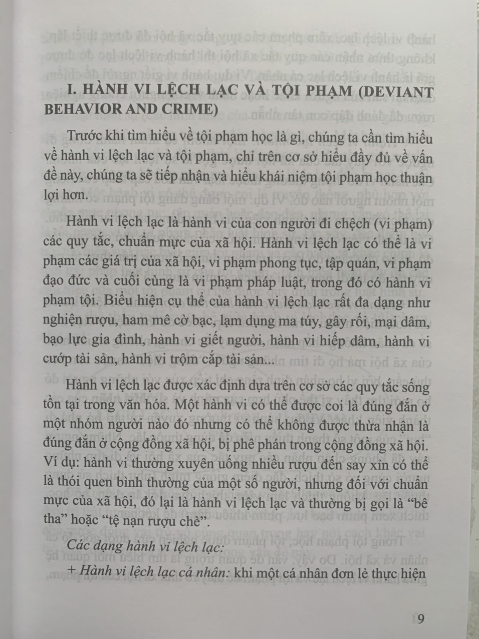Tội Phạm Học Đương Đại