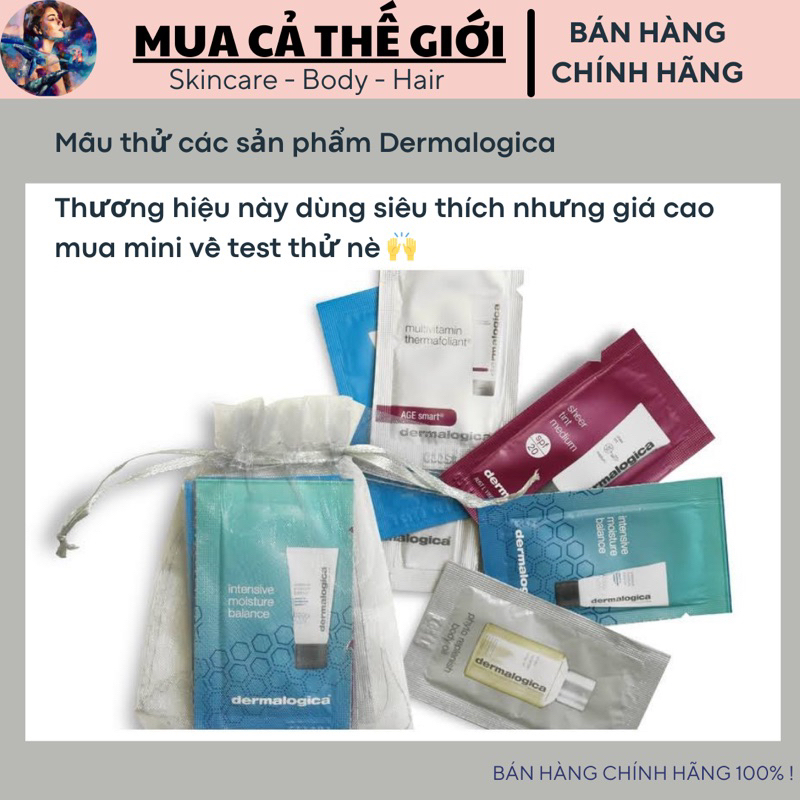 Sample mẫu thử Dermalogica