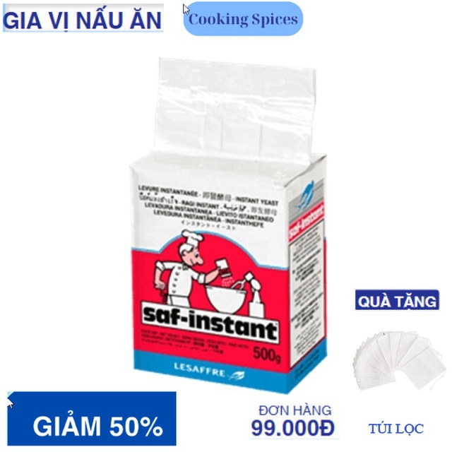 500gr Men nở bánh mì Staf Instant Pháp