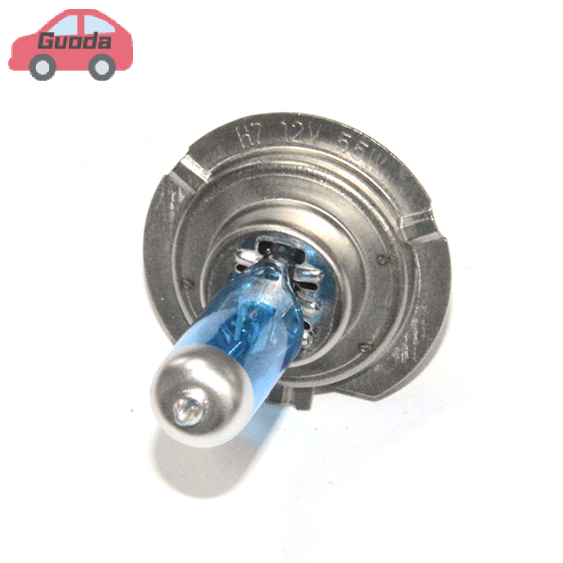 Guoda đèn halogen h7 12v 55w đèn pha ô tô siêu trắng bóng đèn pha
