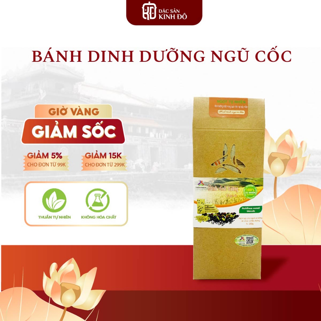 Bánh Ăn Dặm Cho Bé Huế Việt, Ngũ Cốc Mix Hạt Dinh Dưỡng