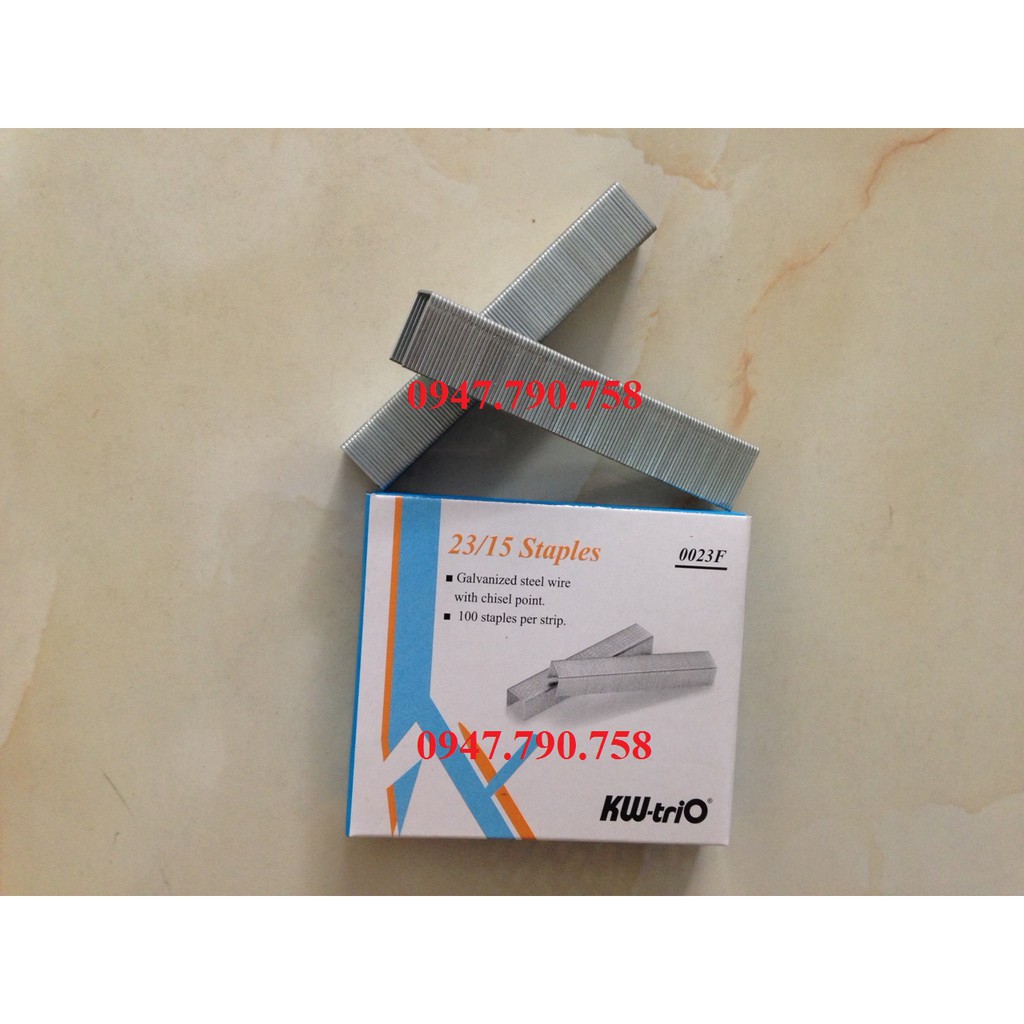 Đạn ghim trio 23/15, 15mm , chính hãng - kim bấm - ghim dập - ghim bấm