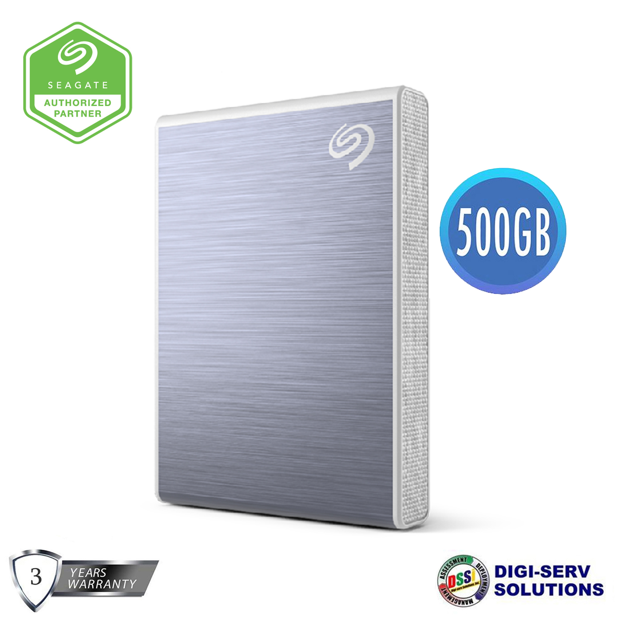 SALE!!! Seagate One Touch SSD 500GB (Blue) External Portable SSD