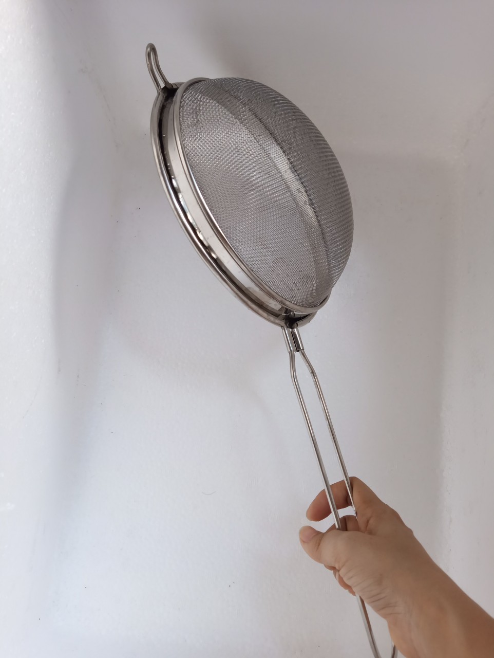 Rỗ Lược Dừa-Rây lọc inox 2 lớp dày 20cm