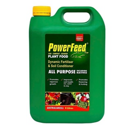 PowerFeed Fertiliser Concentrate 4L. Powerfeed Plant Food Dynamic ...