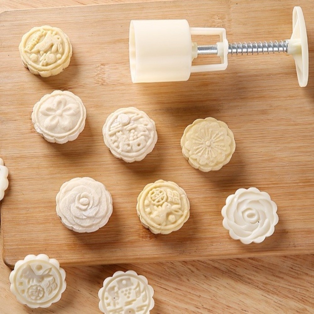 Easy%20Clean%20Flower%20Shaped%20Mooncake%20Mold%203D%20Pattern%2050g%20Pastry%20Baking%20Model%20Bakeware%20Reusable%20Cookie%20Stamps%20Baking%20Enthusiasts%20-%20Image%204