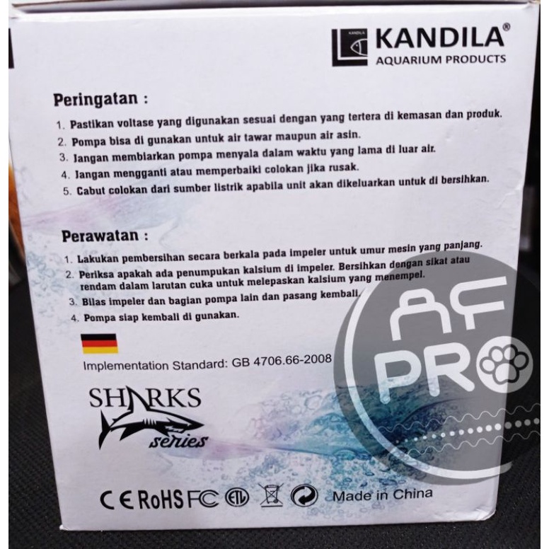 POMPA DC KOLAM KOI AQUARIUM KANDILA PRO DCT 5800