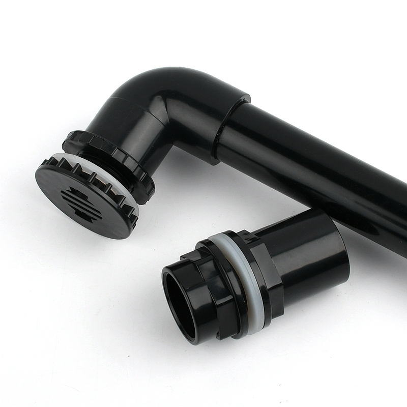 20 25 32 40 50mm Black Pvc 90 Elbow Drainage Connector Aquarium ...