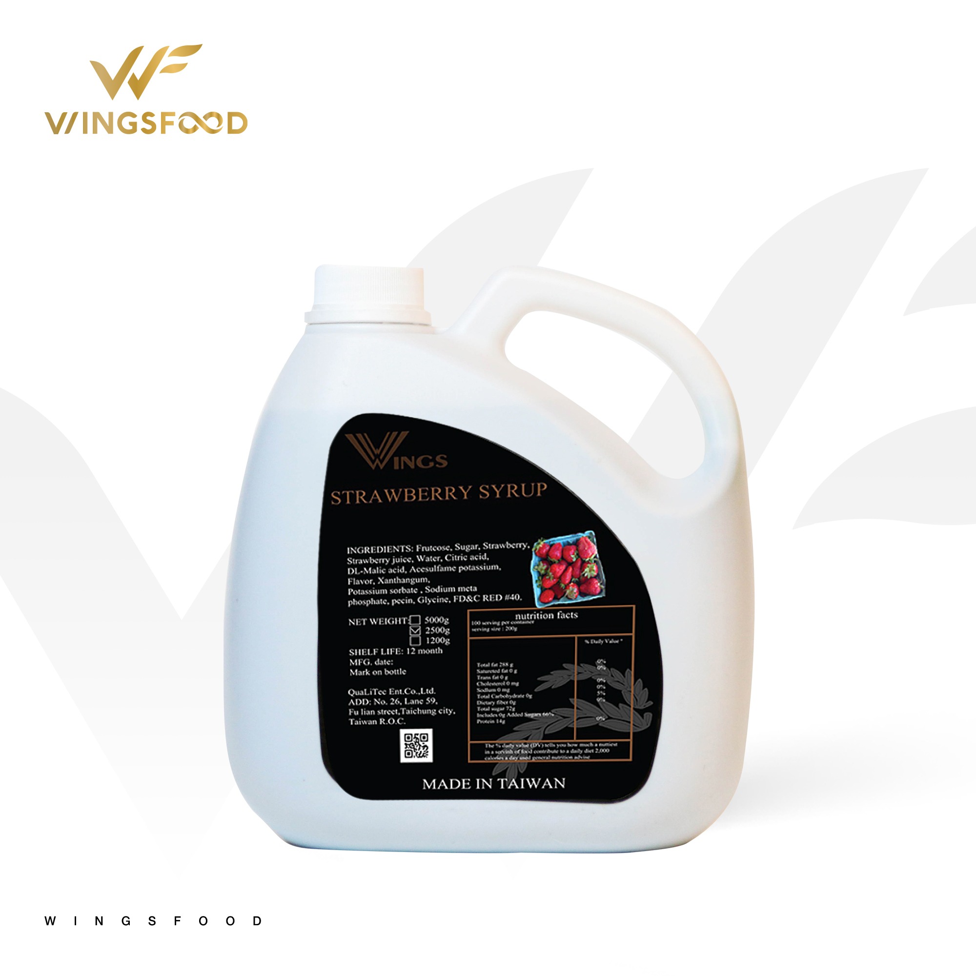 Siro Wings chai 2.5kg