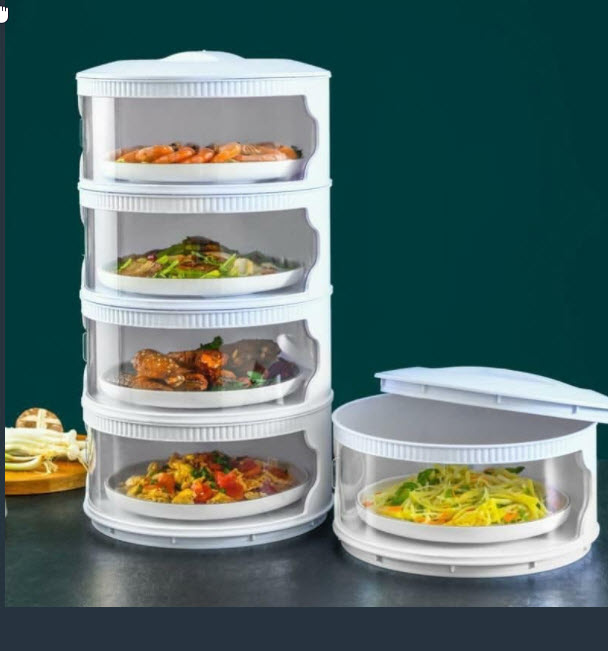 Lồng bàn giữ nhiệt 5 tầng - lồng bàn giữ nhiệt 5 tầng