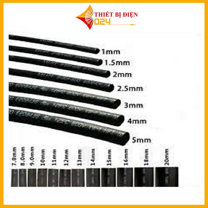 Gen Co Nhiệt Dài 1m Đủ Loại