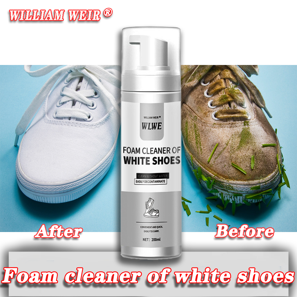 WILLIAM WEIR white shoes cleaner 200ml（Beautiful as new） shoe cleaner ...