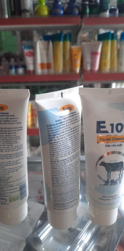 sữa rửa mặt e100 bò 80ml