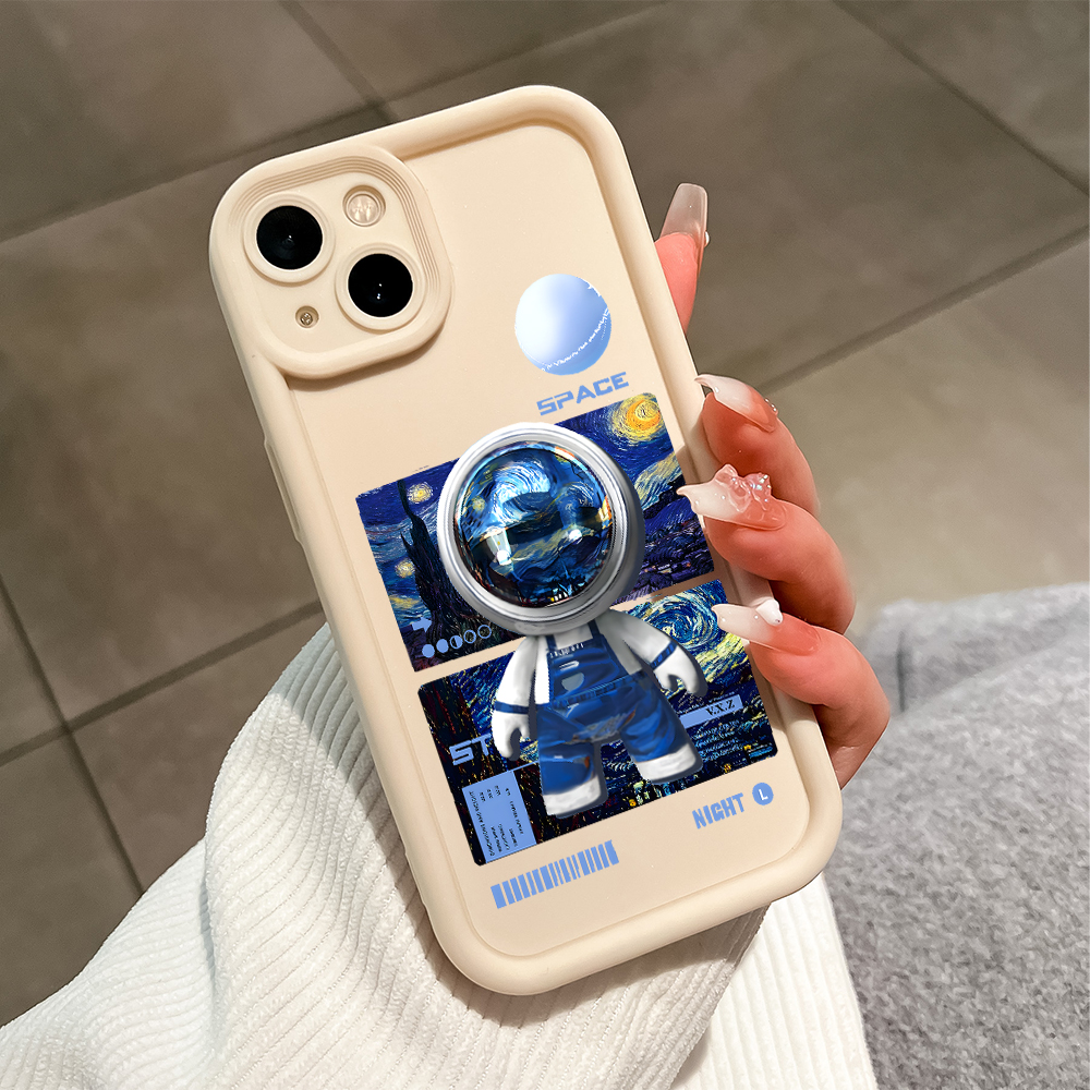 UCUC%20for%20iPhone%2011%2012%2013%20Mini%2014%2015%2016%20Pro%20Max%205S%206S%207%208%20Plus%20SE%202020%20XS%20Max%20XR%20Back%20Cover%20Oil%20Painting%20Astronaut%20Ladder%20Camera%20Soft%20Rubber%20Phone%20Case%20-%20Image%208