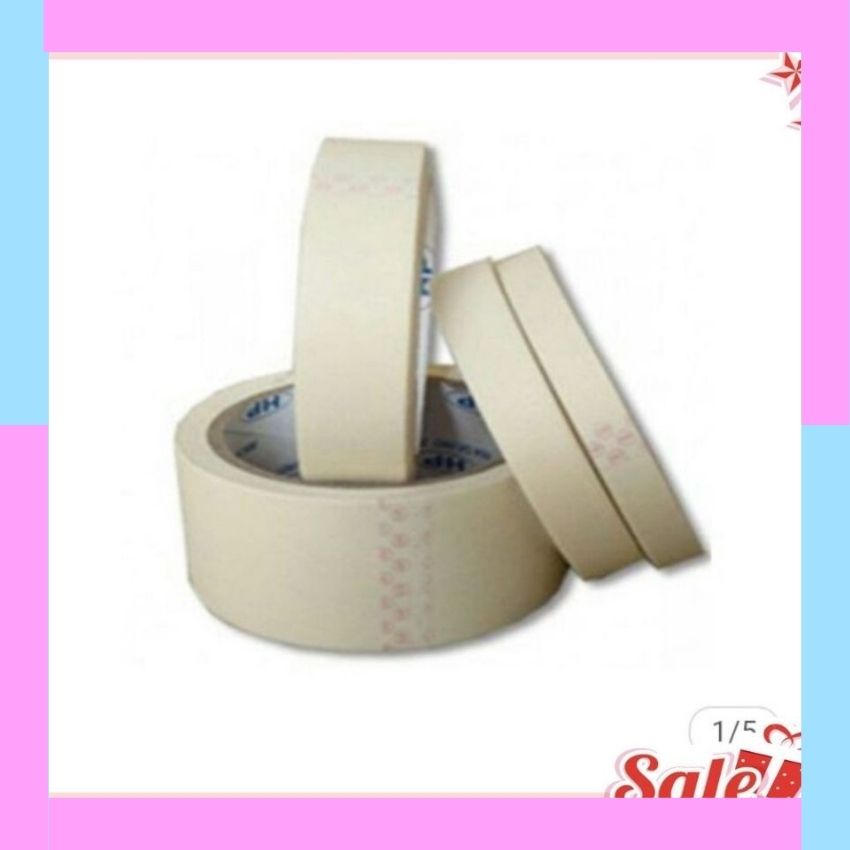 Băng keo giấy các loại 1.5F, 2f4,1f2, 4f8; 20ya.