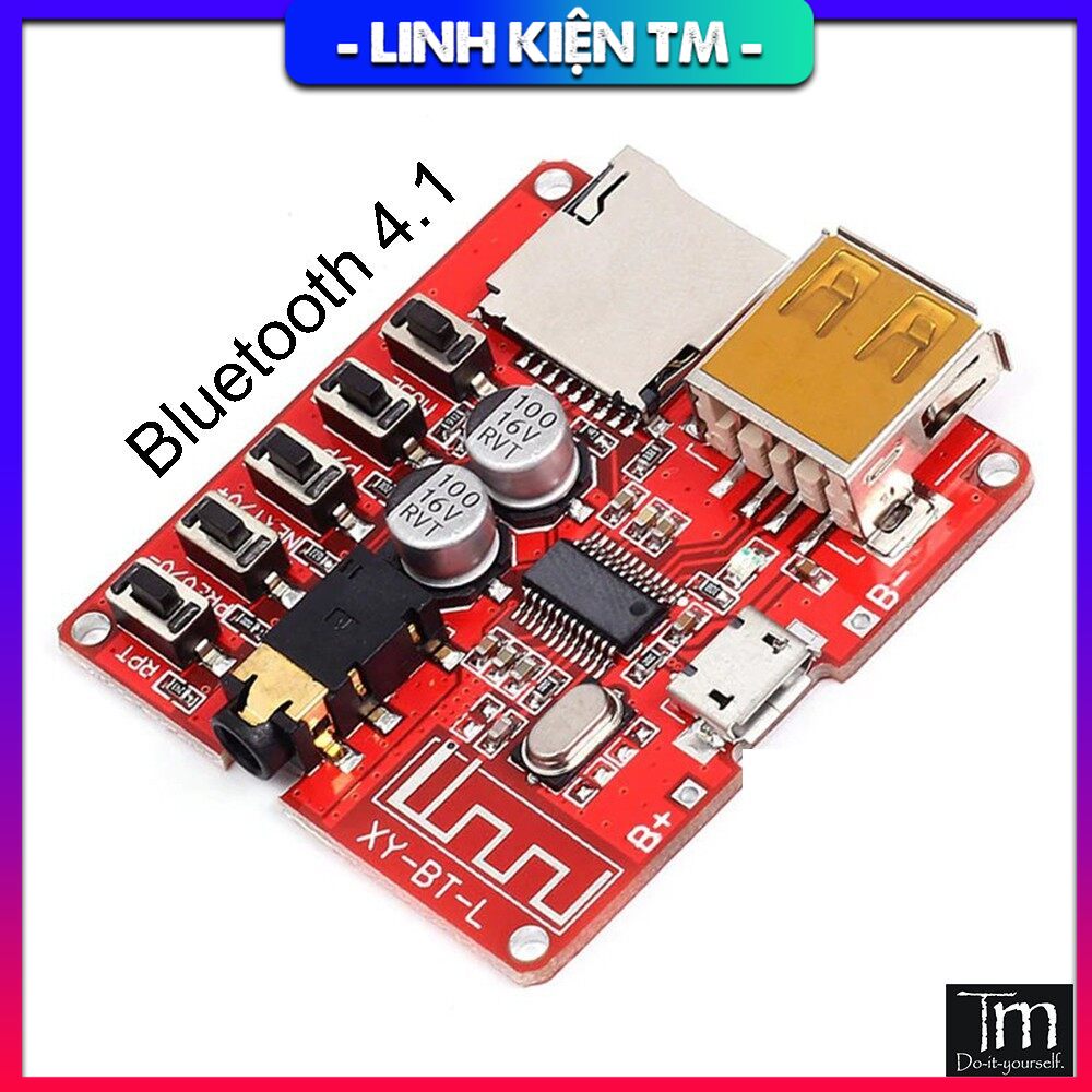 Mạch giải mã âm thanh bluetooth 4.1 mp3 có hỗ trợ usb thẻ nhớ