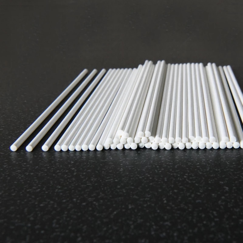 8.5/10/15cm Solid Core White Paper Lollipop Sticks For Chocolate