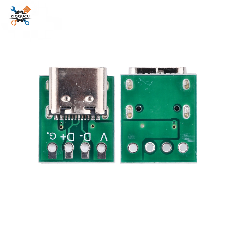 Diymore Bảng Kết Nối Slope Loại USB C Tự Làm 3.1 Nối Tiếp Cơ Bản Breakout Cổng Kết Nối Cái 16P Cho Dòng Dữ Liệu Dây Cáp Transfer