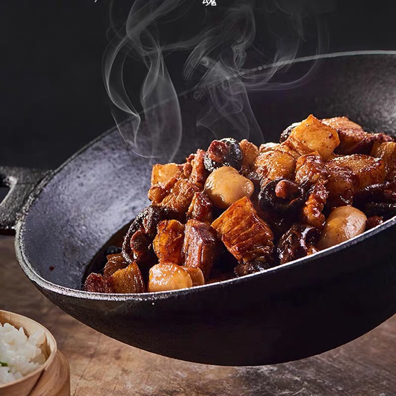 Cơm tự sôi loại đặc biệt - Cơm thịt kho nấm