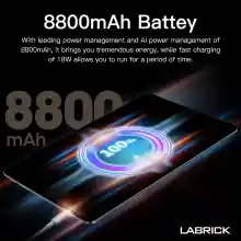 ภาพขนาดย่อของภาพหน้าปกสินค้าTOP 3 รองรับภาษาไทย LABRICK R80 Pro tablet 10.1นิ้ว แท็บเล็ต 6GB 8GB 10GB RAM 128GB 256GB 512GB ROM Android 11 แท็บเล็ตของแท้ รองรับ 4G ใส่ได้สองซิม 8800mAh ประกันเครื่อง 12 ด. ปร จากร้าน LABRICK บน Lazada ภาพที่ 7