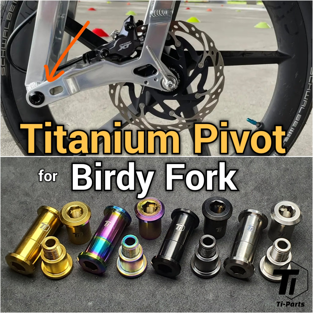 Titanium Pivot for Birdy Fork CNC Ti Alloy Ridea Litepro Axis Fork Joint Replacement Upgrade R20 TiParts Grade 5 Ti Lazada Singapore