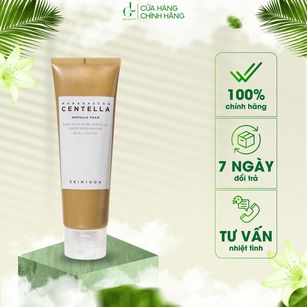 Sữa rửa mặt Skin1004 Madagascar Centella Ampoule Foam 125ml