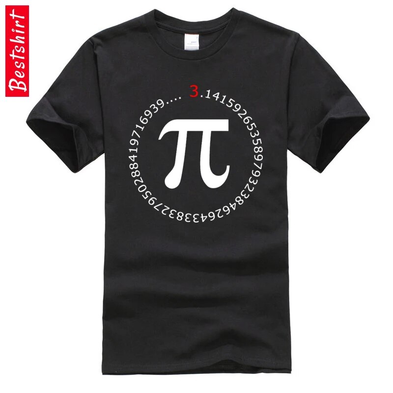 Pi number cricle math t shirt science gift fall o neck men tops t shirt hipster on t-shirt adult