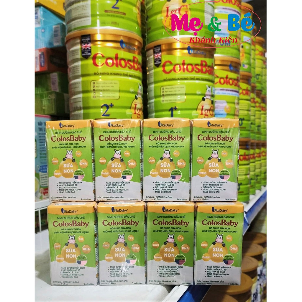 Sữa bột pha sẵn Colosbaby Gold (thùng 48 hộp x 110ml) có tem tích điểm