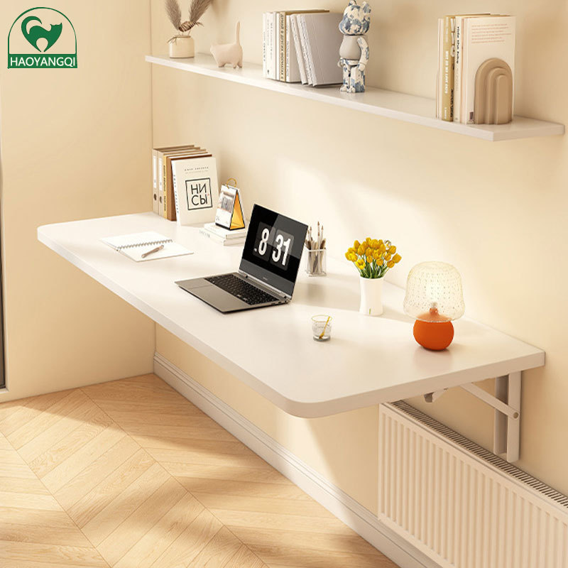 Foldable desk wall wall-mounted folding table wall-mounted study table balcony wall-mounted suspended wall side table