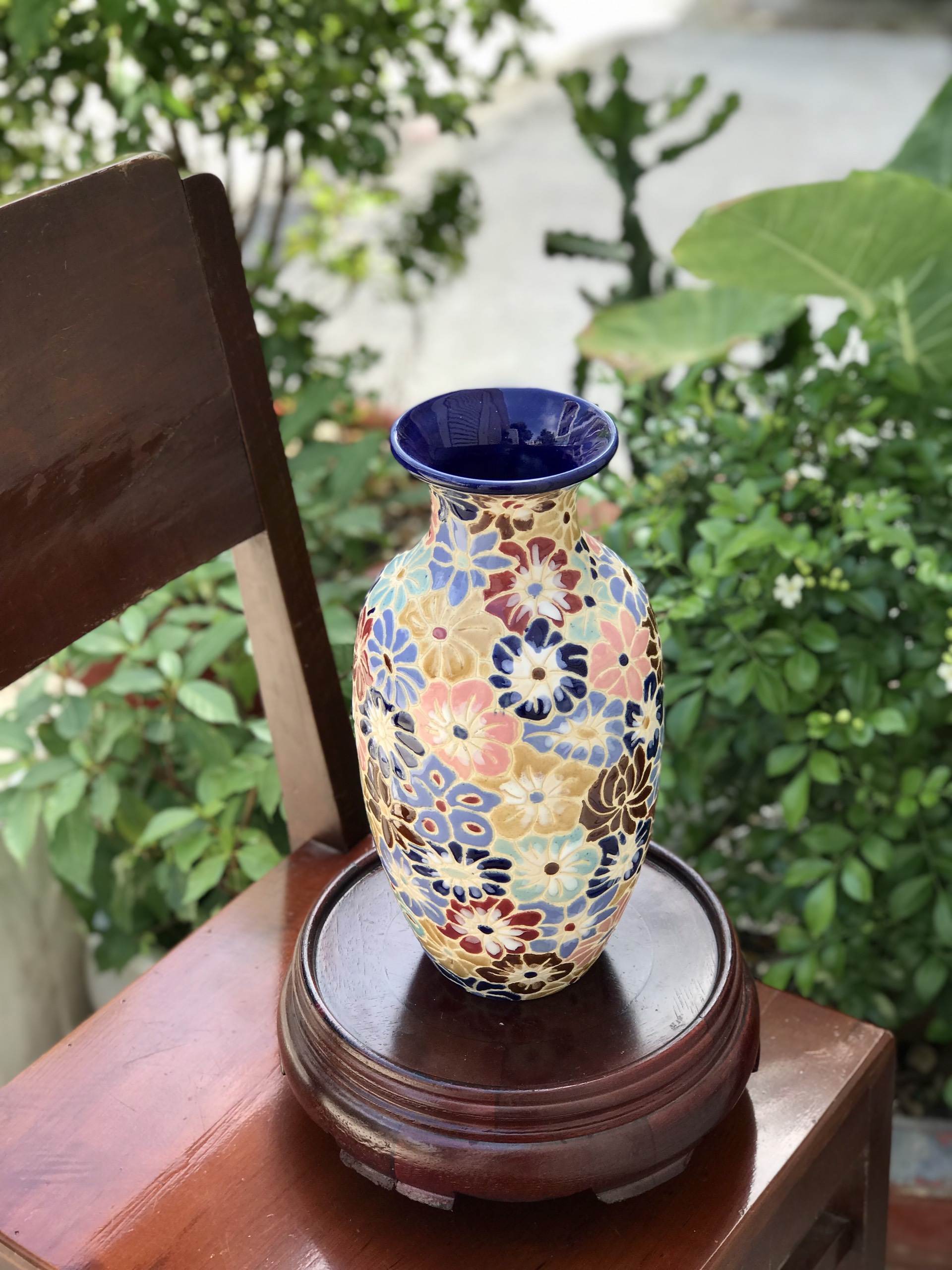 Bình bách hoa gốm sứ biên hòa 29cm