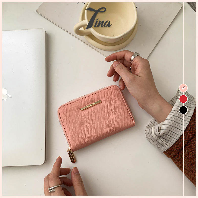 Ví nữ ngắn đẹp mini cầm tay cao cấp Micocah Tina Shop FSE512