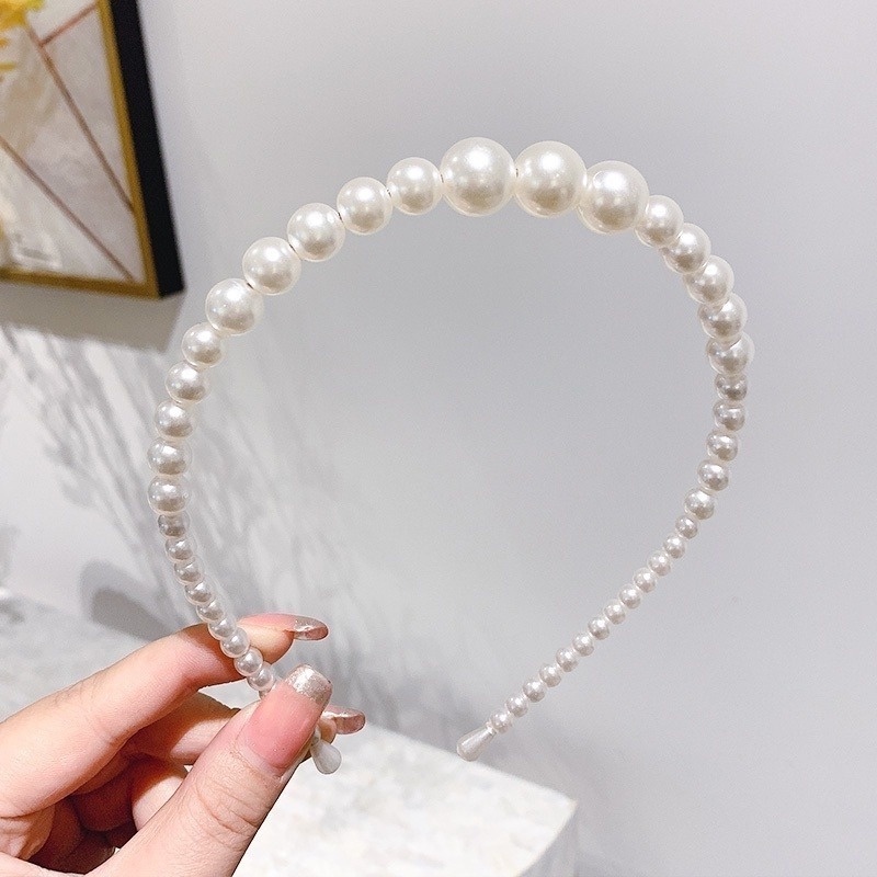 Băng đô màu trắng thời trang thanh lịch dành cho nữ