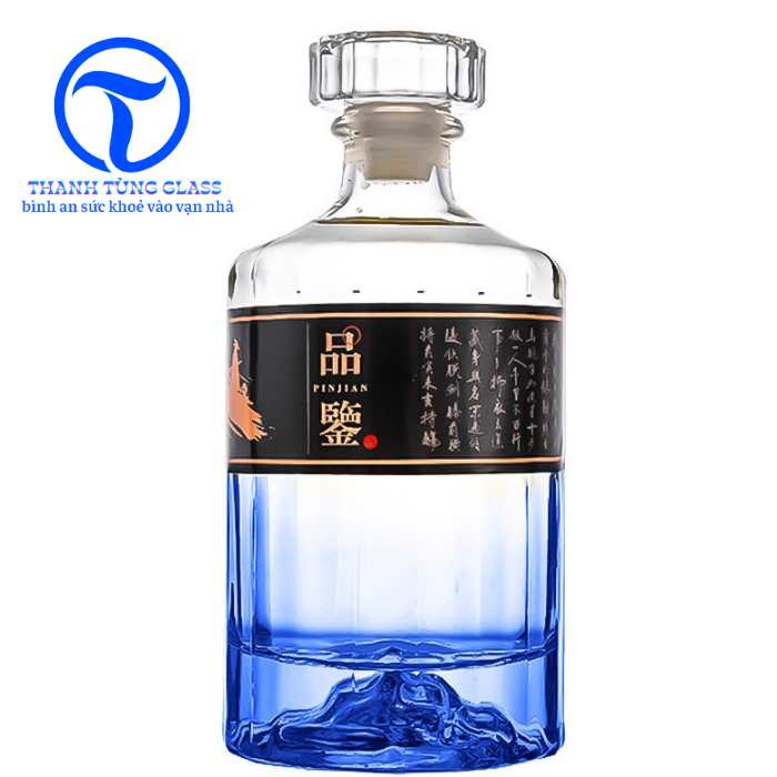 Vỏ Chai đựng rươu Thủy Tinh nhật  500ML