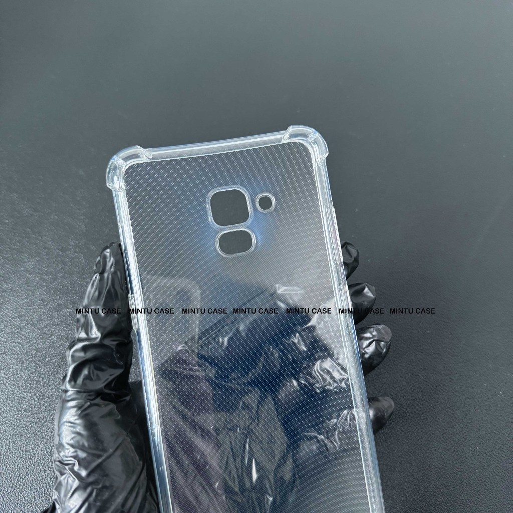 Ốp lưng samsung galaxy a8+ / galaxy a8+ / galaxy a8 plus - loại trong suốt chống sốc tscs