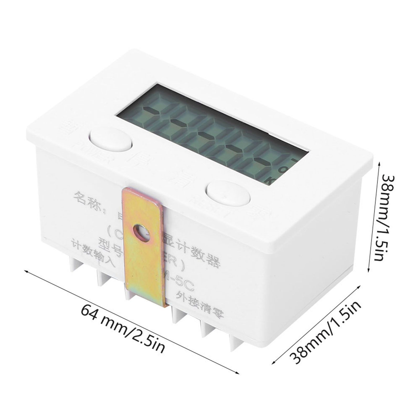 Digital Display Counter 5-Digits -5℃ - 40℃ Counter for Industry Use Home Use
