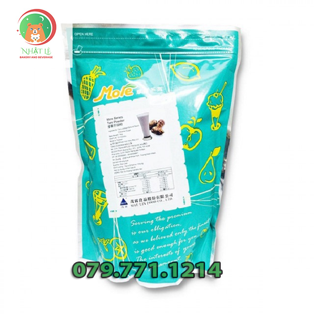 Bột pha trà sữa Khoai Môn Mole Maulin (Đài Loan) túi zip 1kg