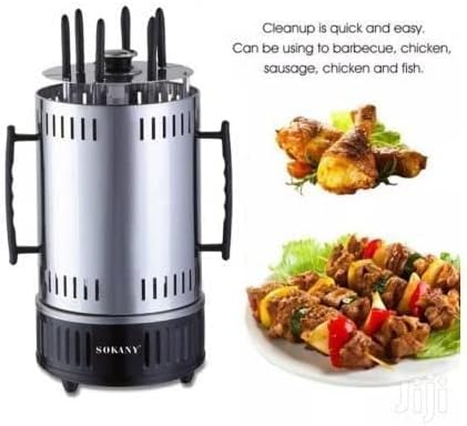 SOKANY Electric oven home smokeless grill automatic rotating barbecue ...