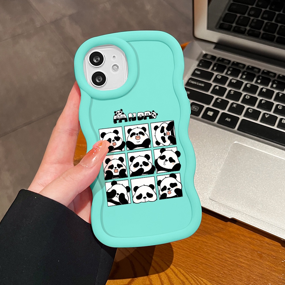 UCUC%20for%20Redmi%20Note%2014%204G%205G%20Note%2014%20Pro+%20Xiaomi%20Poco%20X7%205G%20Back%20Cover%20Nine%20Cute%20Pandas%20Creative%20Candy%20Color%20Wave%20Silicon%20Phone%20Protective%20Case%20-%20Image%206