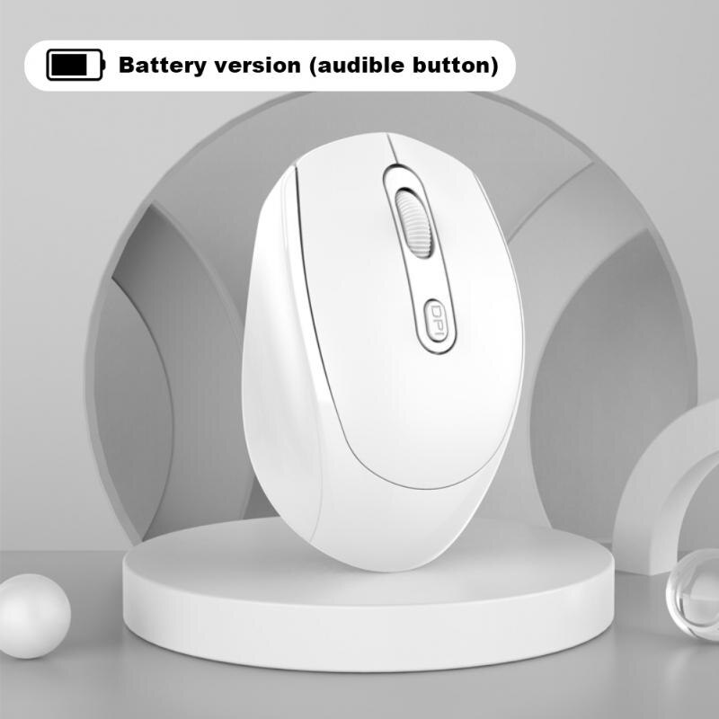 RYRA Wireless Mouse Mute Mouse Battery Mouse 2.4G Wireless Office Gaming USB Mice For Laptop PC Battery Version Meimiao