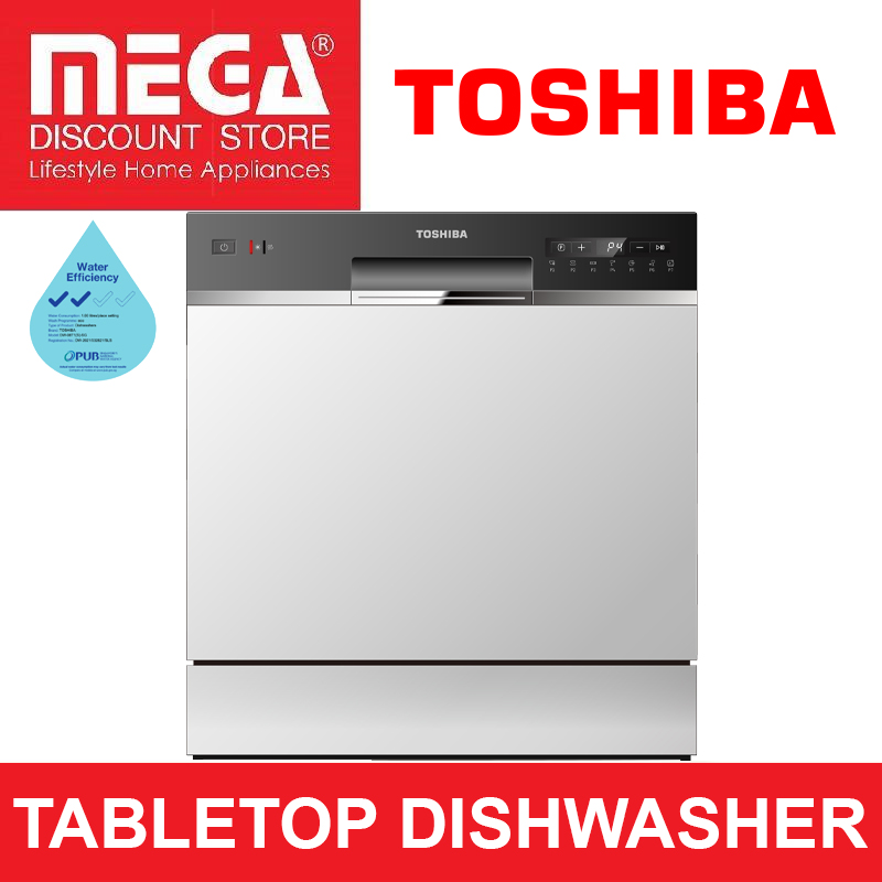 TOSHIBA DW08T1(S)SG TABLETOP DISHWASHER Lazada Singapore