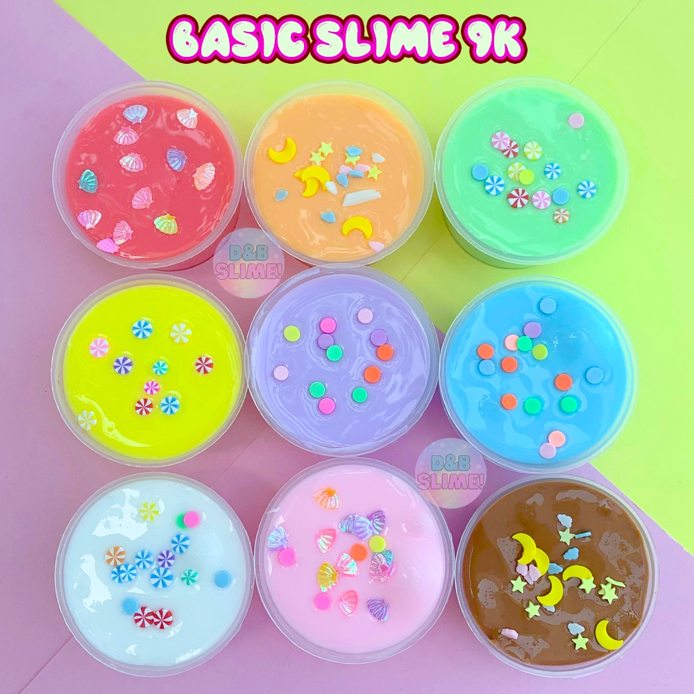 Basic Slime Hũ Bánh Flan - ĐƯỢC CHỌN MÀU CÓ KÈM CHARM