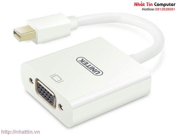 Cáp chuyển đổi Mini Displayport to VGA chính hãng Unitek Y-6336WH