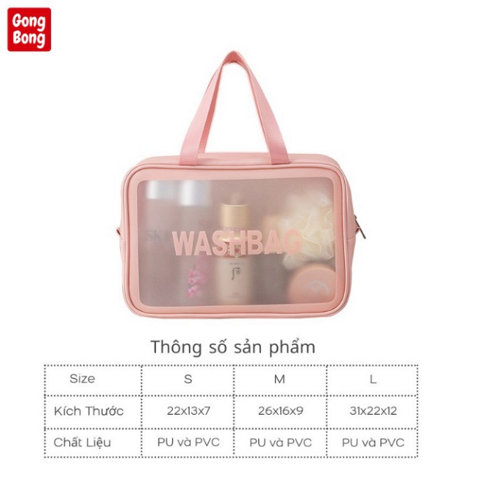 Túi đựng mỹ phẩm du lịch chống nước