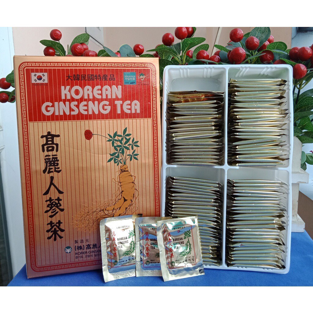 [HCM - HỘP 100 GÓI] Trà Hồng sâm Hàn Quốc Buleebang - Nhân Sâm Maximas