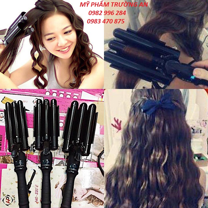 Máy Uốn Xoăn Sóng Nước 3 Càng