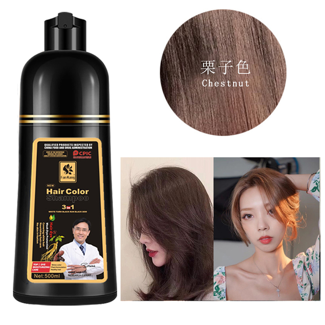 Romyse Hair Dye Detachable Hair Dye Comb Natural Plants Automatic Hair Color Shampoo Hair Color Dye Shampoo